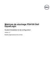 Dell EqualLogic PS4100 Guide D'installation Et De Configuration