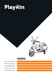 PLAYKIN VESPA Manuel D'utilisation