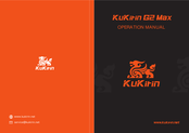 Kukirin G2 Max Guide D'assemblage