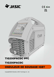 Jasic TIG200PACDC PFC LCD Mode D'emploi