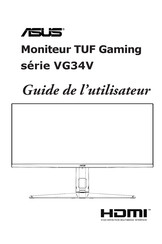 Asus TUF Gaming VG34V Serie Guide De L'utilisateur