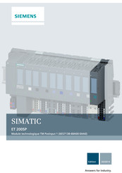 Siemens 6ES7138-6BA00-0BA0 Manuel