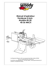 Woody 40-30 4MCX Manuel D'opérateur