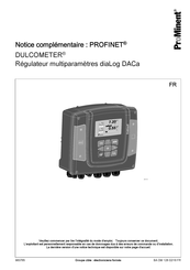 ProMinent PROFINET diaLog DACa DULCOMETER Notice Complémentaire