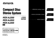 Aiwa NSX-AJ205 Mode D'emploi