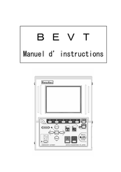 Barudan BEVT Manuel D'instructions