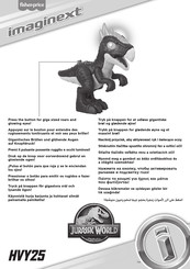 Fisher-Price Jurassic World imaginext HVY25 Manuel D'instructions