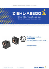 ZIEHL-ABEGG PR-T Série Notice D'assemblage