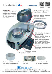 erkodent Erkoform-3d Manuel D'instructions