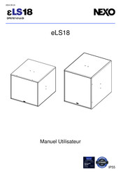 Nexo eLS18 Manuel Utilisateur