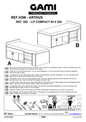 Gami ARTHUS H2W 205 Instructions De Montage