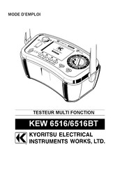 Kyoritsu Electrical Instruments Works KEW 6516BT Mode D'emploi