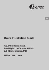 Eneo MED-62V2812M0A Guide D'installation Rapide