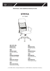 hjh OFFICE STRYKA 729440 Instructions De Montage