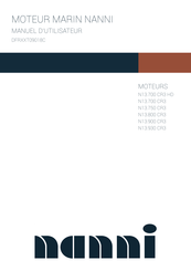 Nanni N13.800 CR3 Manuel D'utilisateur