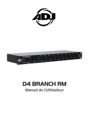 ADJ D4 BRANCH RM Manuel De L'utilisateur