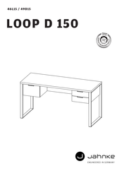 Jahnke LOOP D 150 46L15 Instructions De Montage