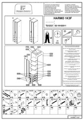 Forma Ideale HARMO 1K3F Notice De Montage
