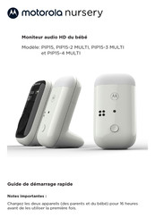 Motorola PIP15-2 MULTI Guide De Démarrage Rapide