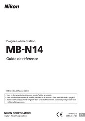 Nikon MB-N14 Guide De Référence