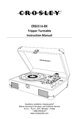 Crosley CR8051A-BK Manuel D'instructions