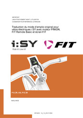 I:SY P12 ZR Traduction Du Mode D'emploi Original