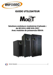 INFOSEC UPS SYSTEM Mod5T 120/60 Guide Utilisateur