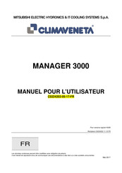 CLIMAVENETA MANAGER 3000 Manuel De L'utilisateur