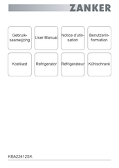 ZANKER KBA22412SK Notice D'utilisation