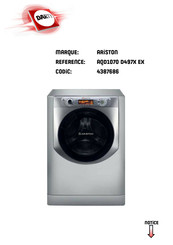 Ariston AQUALTIS AQD1070 D497X EX Mode D'installation Et D'emploi