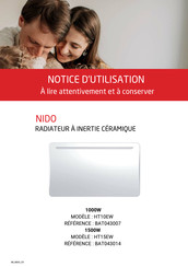 NIDO BAT043007 Notice D'utilisation