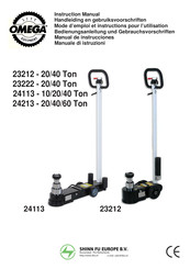 Omega Lift Equipment 24113 Mode D'emploi Et Instructions D'utilisation