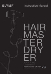 Olymp HairMaster DRYER x2i Manuel D'instructions