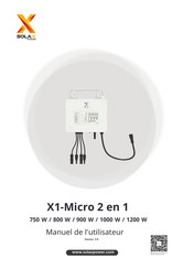 SolaX Power X1-Micro 750 Manuel De L'utilisateur