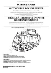 KitchenAid KBEU121TSS Instructions D'installation Et Guide D'utilisation Et D'entretien