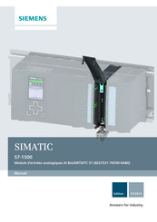 Siemens AI 8xU/I/RTD/TC ST Manuel