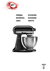 KitchenAid 5K45SSEOB Mode D'emploi