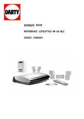 Bose LIFESTYLE 48 S3 Notice D'utilisation