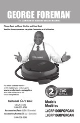 George Foreman GRP106QPGPCAN Mode D'emploi