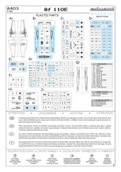 Eduard Bf 110E Manuel D'installation