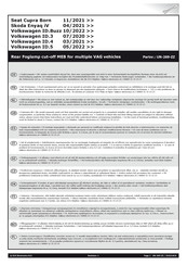 ECS Electronics UN-269-ZZ Instructions D'installation