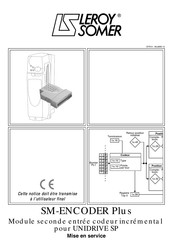 Leroy Somer SM-ENCODER Plus Mise En Service