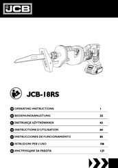 jcb JCB-18RS Instructions D'utilisation