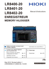 Hioki LR8401-20 Manuel D'instructions