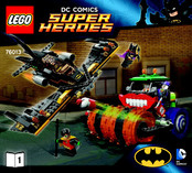 LEGO DC COMICS SUPER HEROES Batman The Joker Steam Roller Mode D'emploi