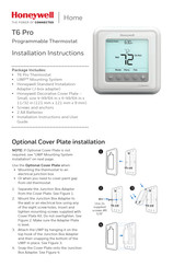 Honeywell Home TH6210U2001U Instructions D'installation