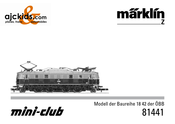 marklin 18 42 Serie Mode D'emploi