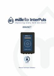 InterPuls milkrite iMilkNET Manuel Technique D'utilisation