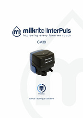 InterPuls milkrite CV30 Manuel Technique D'utilisation