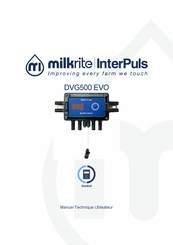 InterPuls milkrite DVG500 EVO Manuel Technique D'utilisation